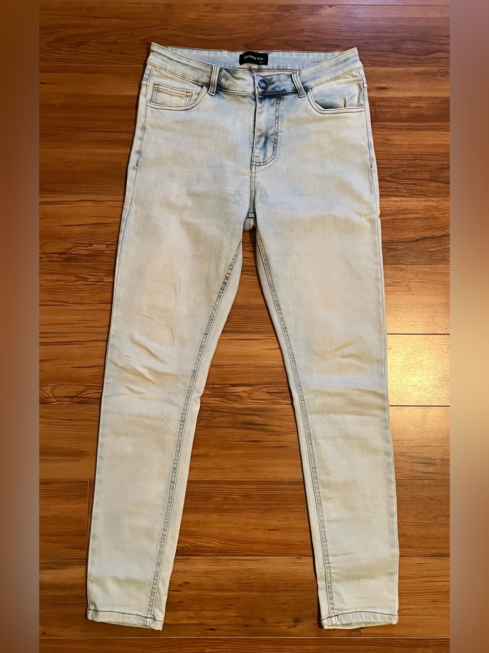 Light Wash men Skinny Jeans - Unbranded